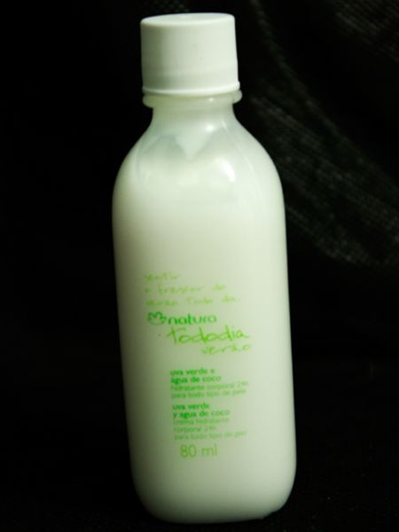 HIDRATANTE, MINI  UVA VERDE E ÁGUAS DE CÔCO 80ML